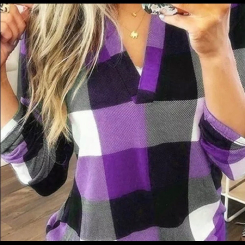 New Long Sleeved Flannel Print ❤️